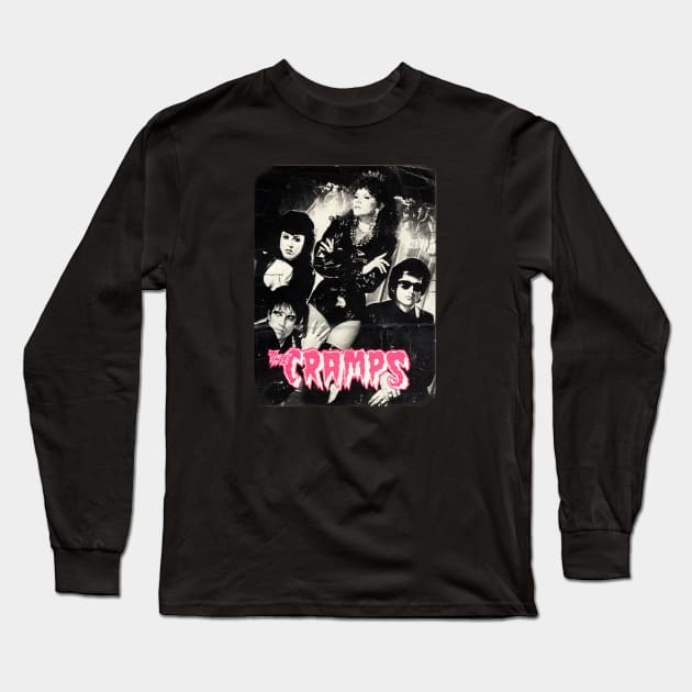 Poster Cramps Long Sleeve T-Shirt by Motartefa Art